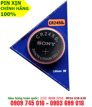 Pin 3v lithium Sony CR2450 chính hãng Made in Indonesia